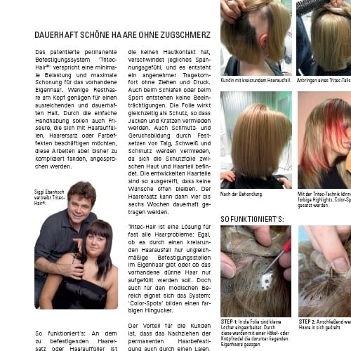 Tritec-Hair Presseartikel Überzeugter Zweithaar-Salon Besitzer Harald Luy